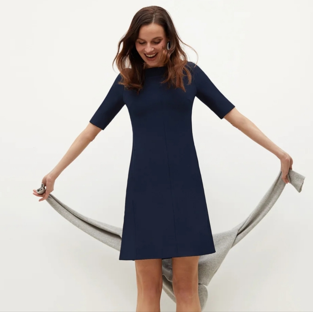 M.M. LAFLEUR The Emily Dress Size 16 In Galaxy Blue